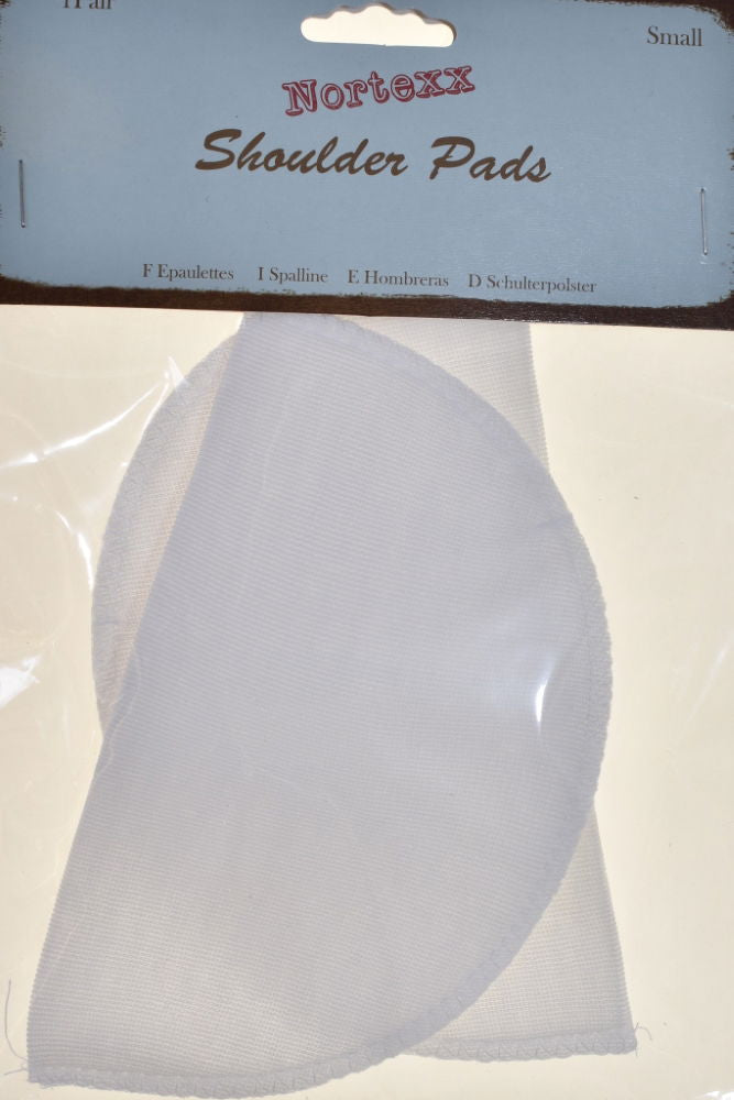 NSPC-2 - NORTEXX SMALL NYLON D SHOULDER PAD CARD WHITE
