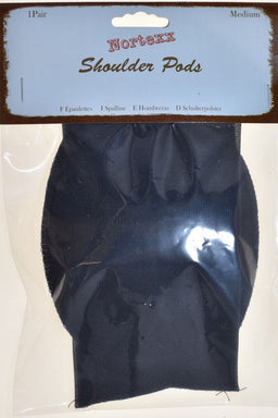NSPC-5X - NORTEXX MEDIUM NYLON D SHOULDER PAD CARD BLACK