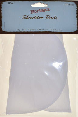 NSPC-5 - NORTEXX MEDIUM NYLON D SHOULDER PAD CARD WHITE