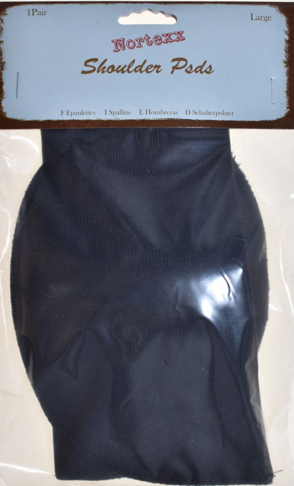 NSPC-8X - NORTEXX LARGE NYLON D SHOULDER PAD CARD BLACK