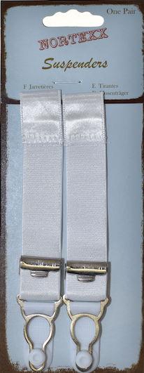 NSS-7 - NORTEXX SUSPENDERS SLIP-ON/ADJ (PAIR) PT METAL