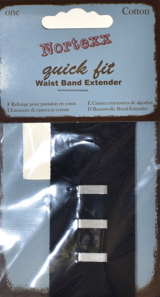 NTH-1 - QUICK FIT WAISTBAND EXTEND HOOKS BLACK