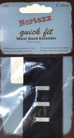 NTH-1 - QUICK FIT WAISTBAND EXTEND HOOKS BLACK
