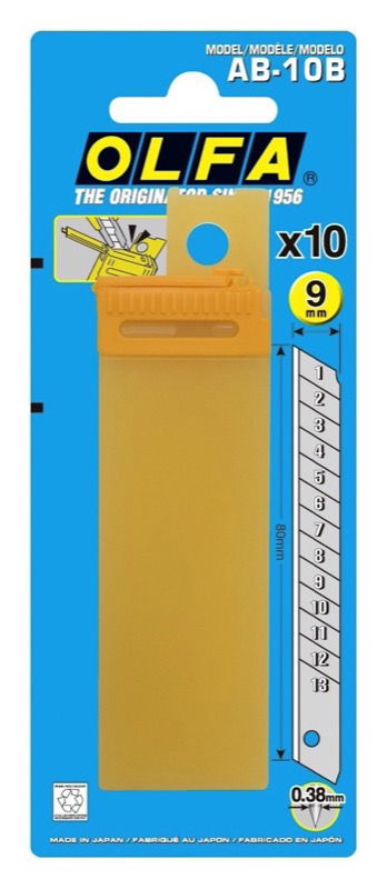 OLF-AB10B - ENDURANCE BLADES (SNAP OFF)  (PACK OF10) 9mm