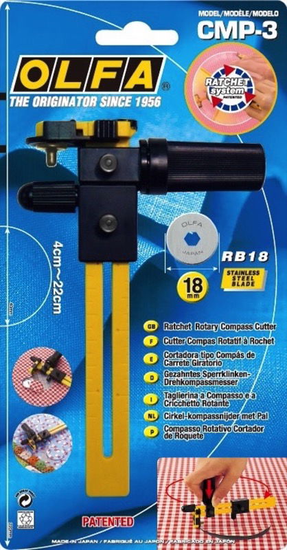OLF-cmP3 - ROTARY COMPASS CUTTER (4mm - 22mm) 18mm