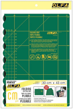 OLF-FcmA3 - SELF HEALING FOLDING MULTI PURPOSE CUTTING MAT 45 X 32 cm