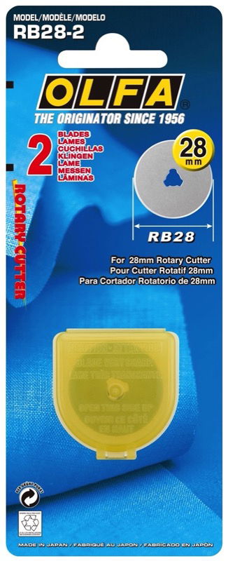 OLF-RB282 - REPLACEMENT ROTARY BLADE (2 BLADES IN A PACK) 28mm