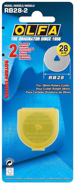 OLF-RB282 - REPLACEMENT ROTARY BLADE (2 BLADES IN A PACK) 28mm