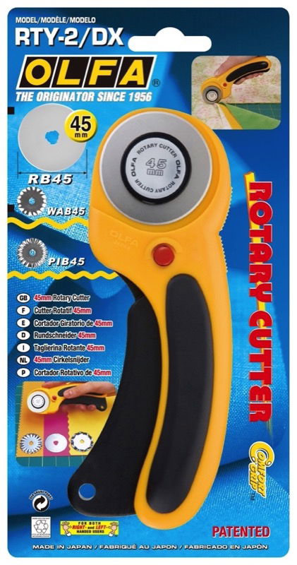 OLF-RTY2DX - QUICK CHANGE SAFETY LOCKING ROTARY CUTTER 45mm