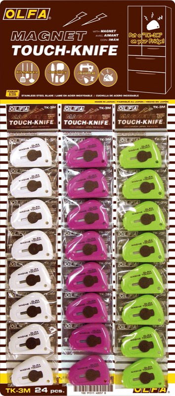 OLF-TK3M-24 - MAGNETIC POCKET SIZED TOUCH KNIFE X 24