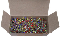 P029157 - Glass-headed Pins No. 9 assorted 0.60 x 30mm