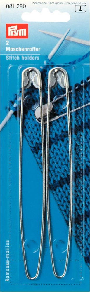 P081290 - Stitch holder stainless steel 135mm silver x 2pc
