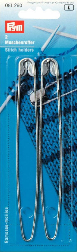 P081290 - Stitch holder stainless steel 135mm silver x 2pc