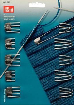 P081292 - Stitch holders stainless steel 135 mm silver col x 10pcs