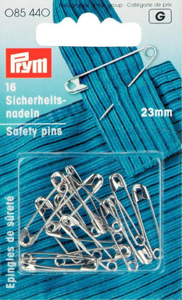 P085440 - Safety Pins with coil No. 2/0 silver 23mm x 16pc