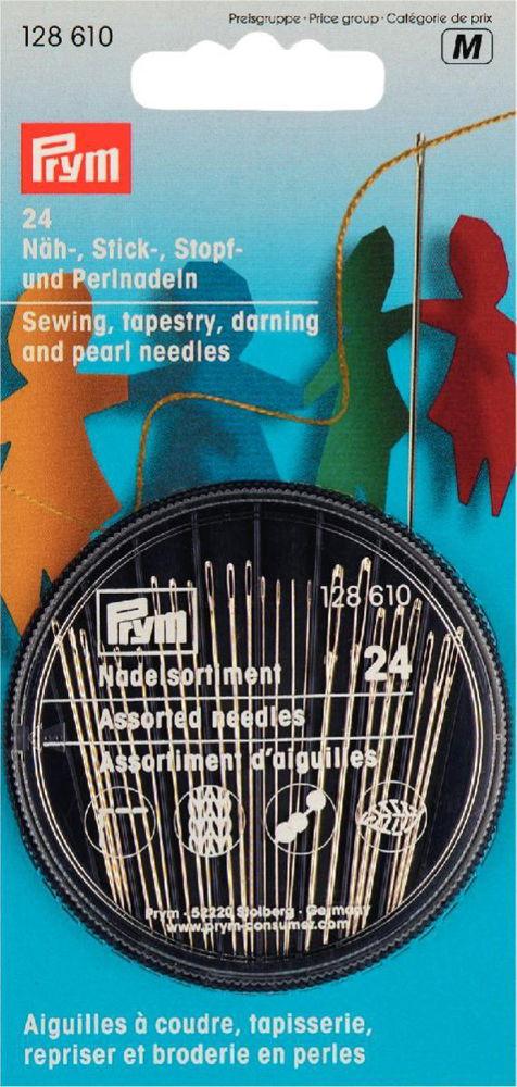 P128610 - Hand Sew/Embroidery/Darn/Pearl Sew Needle Prym x 24pc