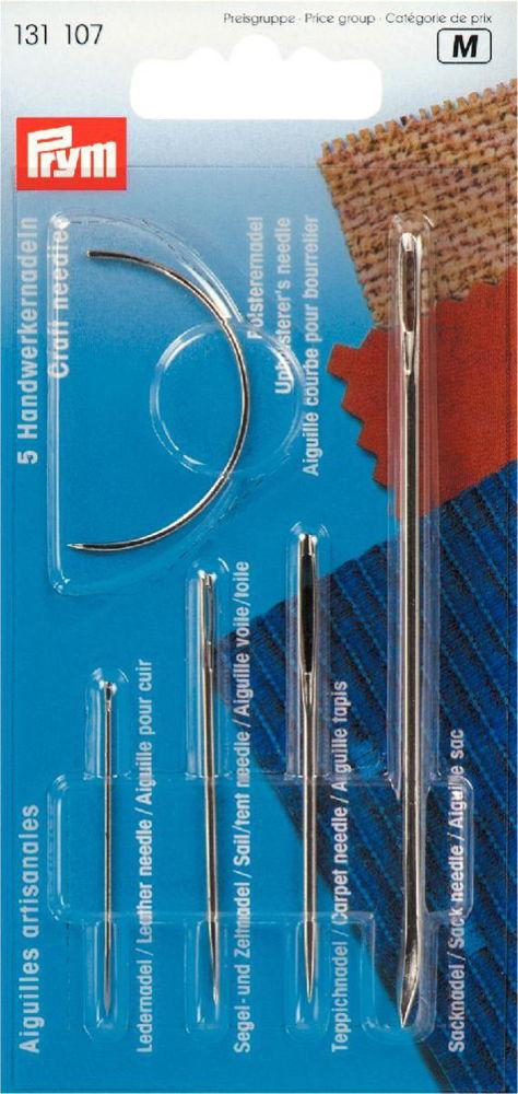 P131107 - Craft Needle assorted silvx5pc leather/sail/rug/sack/upholstery