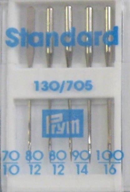 P152154 - SEW MACHINE NEEDLE SYS. 130/705 STANDARD 70/100 5pc
