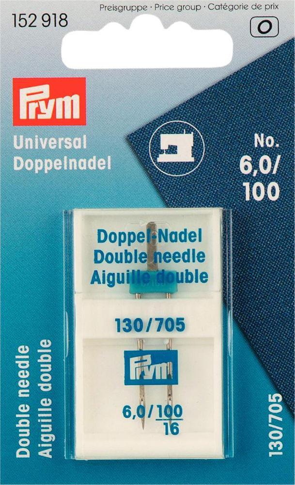 P152918 - Double sew machine needle 130/705 univ 100/6.0 x 1pc