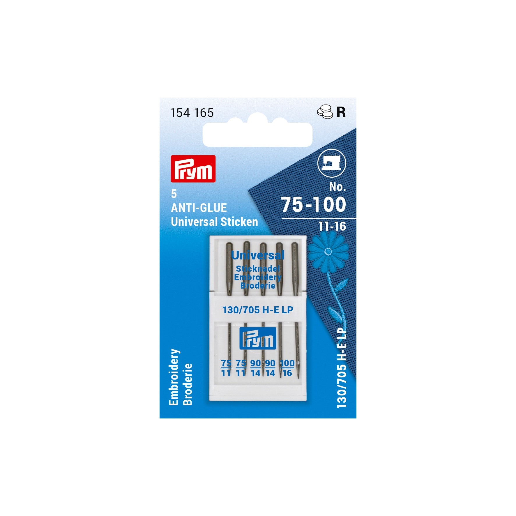 P154165  Sewing machine needle Uni SUPER SU 70-100