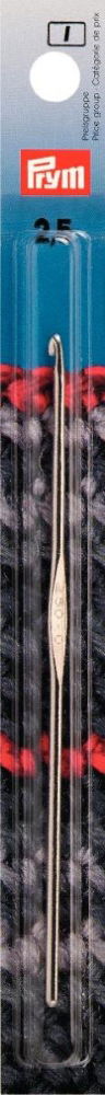 P175838 - Crochet Hook (Thread) w/o. handle steel 2.50 mm silver x1pc