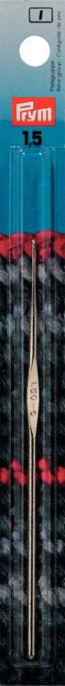 P175843 - Crochet Hook (Thread) w/o. handle steel 1.50 mm silver x1pc