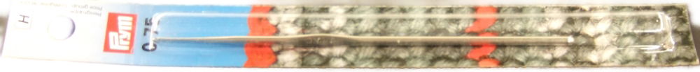 P175849 - Crochet Hook (Thread) w/o. handle steel 0.75mm silver x1pc