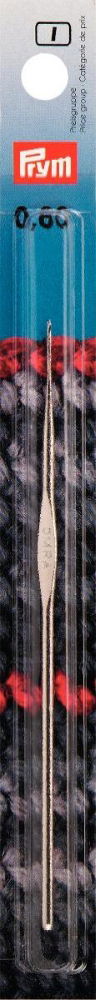 P175851 - Crochet Hook (Thread) w/o. handle steel 0.60mm silver x1pc