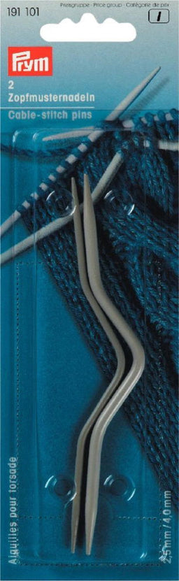 P191101 - Cable-stitch pins alum 2.50 + 4.00 mm