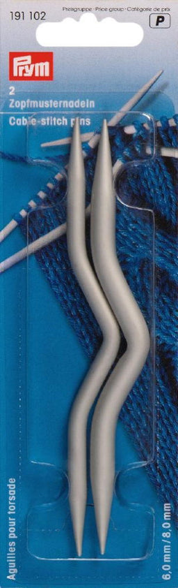 P191102 - Cable-stitch pins alum 2.50 + 4.00 mm