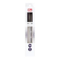 P194202 - PRYM ERGO DOUBLE POINT KNIT PINS 20cm X 3.00mm