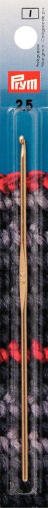 P195182 - CROCHET HOOKS FOR WOOL W/O HANDLE ALU 14cm 2.50mm X 1PC