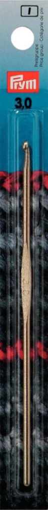 P195183 - CROCHET HOOKS FOR WOOL W/O HANDLE ALU 14cm 3.00mm X 1PC