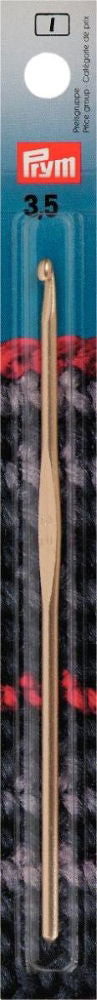 P195184 - CROCHET HOOKS FOR WOOL W/O HANDLE ALU 14cm 3.50mm X 1PC