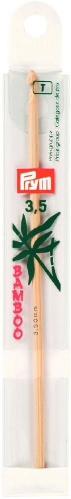 P195603 - Crochet Hook (Wool) BAMBOO 15cmx3.50mm x 1pc