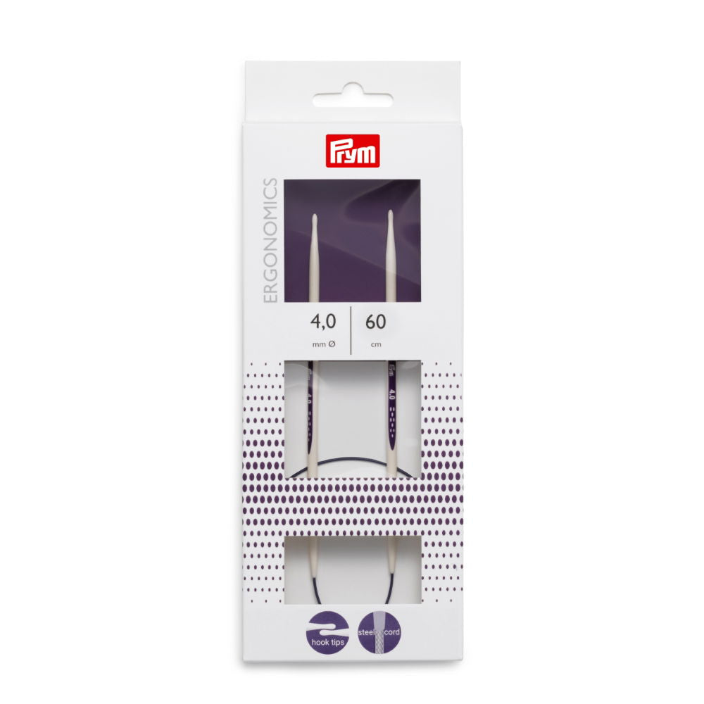 P215604 - PRYM ERGO CIRCULAR KNIT PINS 60cm X 4mm