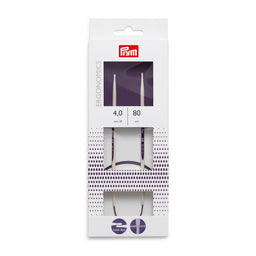 P215804 - PRYM ERGO CIRC KNIT PINS 80cm X 4mm