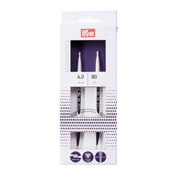 P215808 - PRYM ERGO CIRC KNIT PINS 80cm X 6mm