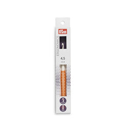 P218486  Crochet hook for wool plastic Ergonomics 4.5mm x 16cm orange