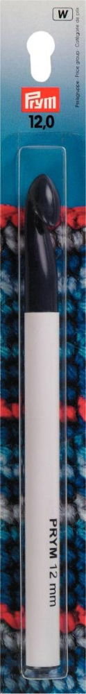 P218505 - Crochet Hooks (Wool) plastic 17cmx12.00mm x 1pc grey