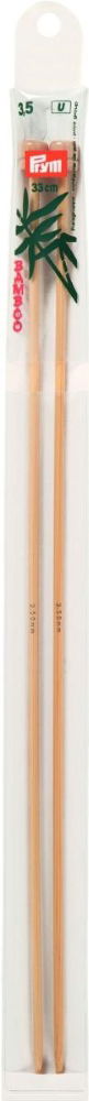 P221114 - Single-point Knit Pins BAMBOO 33cm x 3.50mm x 2pc