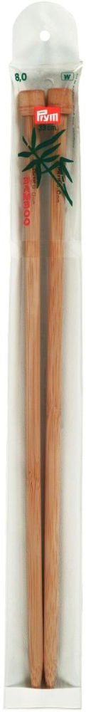 P221122 - Single-point Knit Pins BAMBOO 33cm x 8mm x 2pc