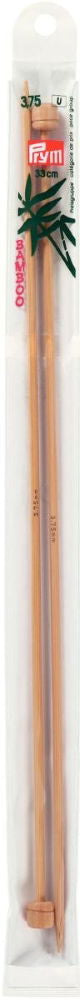 P221126 - Single-point Knit Pins BAMBOO 33cm x 3.75mm x 2pc