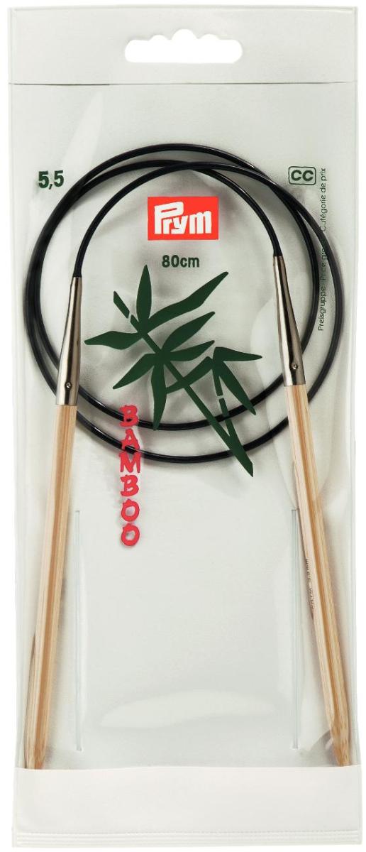 P221509 - Circular Knit Pins BAMBOO 80cm x 5.50mm x 1pc