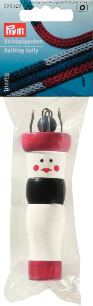 P225102 - Knitting Dolly with pin and instructions x 1pc