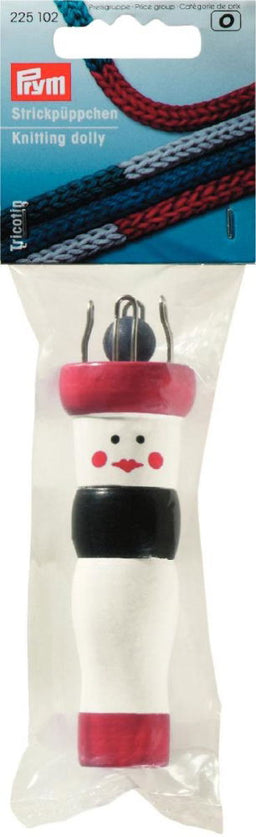 P225102 - Knitting Dolly with pin and instructions x 1pc