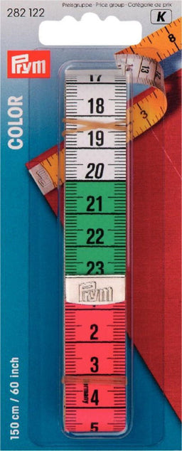 P282122 - Tape Measure Colour 150 cm 60 inch x 1pc