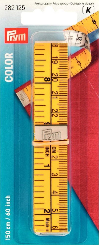 P282125 - Tape Measure Colour Analogical 150cm 60 inch x 1pc