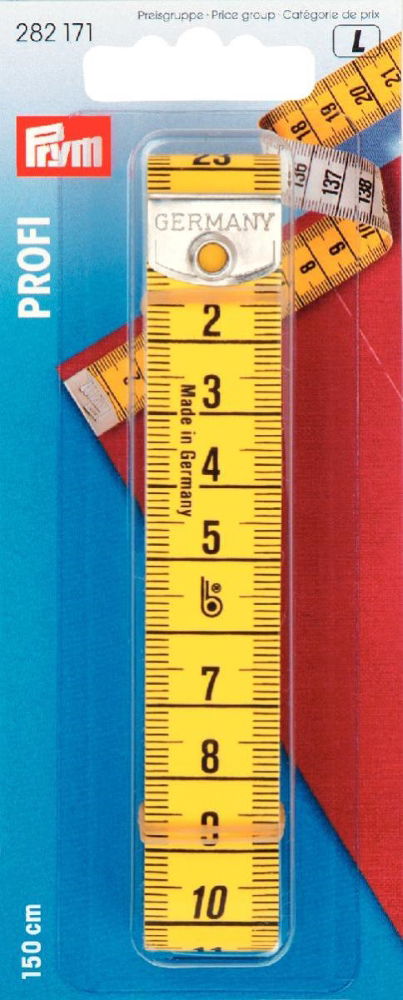 P282171 - Tape Measure Profi cm/cm 150cm x 1pc