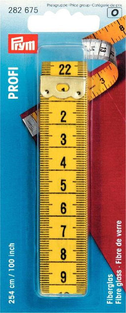 P282675 - Tape Measure Profi fibreglass 254cm 100 inch x 1pc